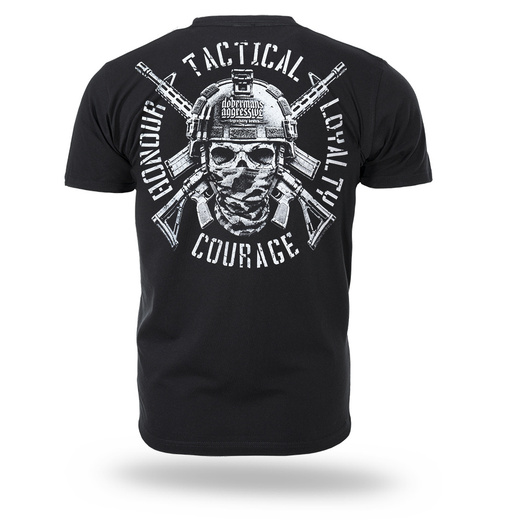 Koszulka T-shirt Dobermans Aggressive "COURAGE TS419" - czarna