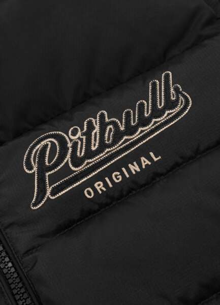 Kurtka zimowa męska z kapturem PIT BULL "HIDDEN" - czarny