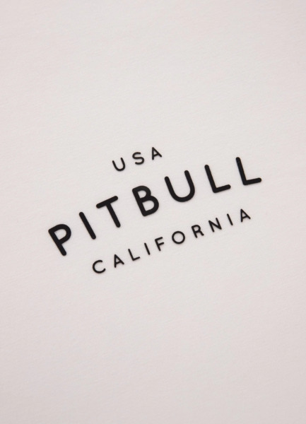 Bluza męska z kapturem PIT BULL "SAMPSON" - off white