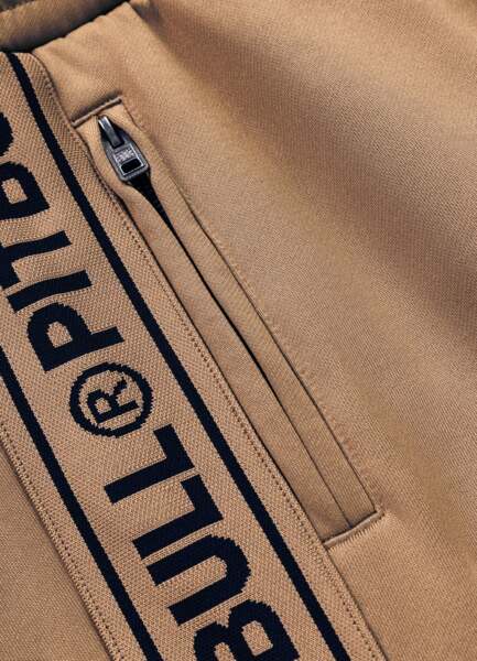 Spodnie dresowe PIT BULL "TAPE LOGO" - brązowy