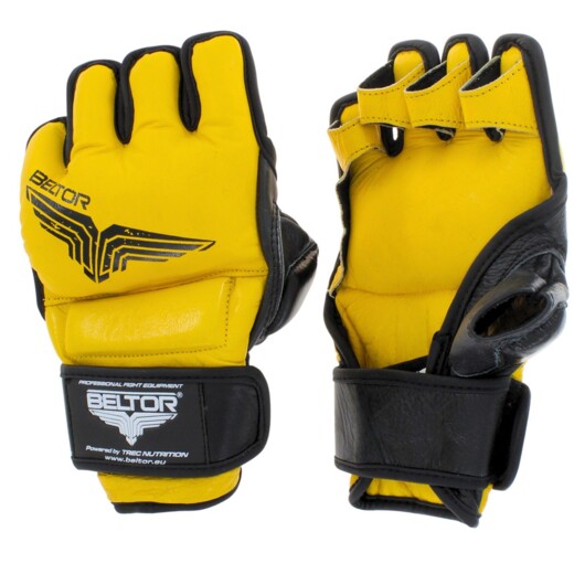 Pride Beltor MMA Gloves - Yellow/Black