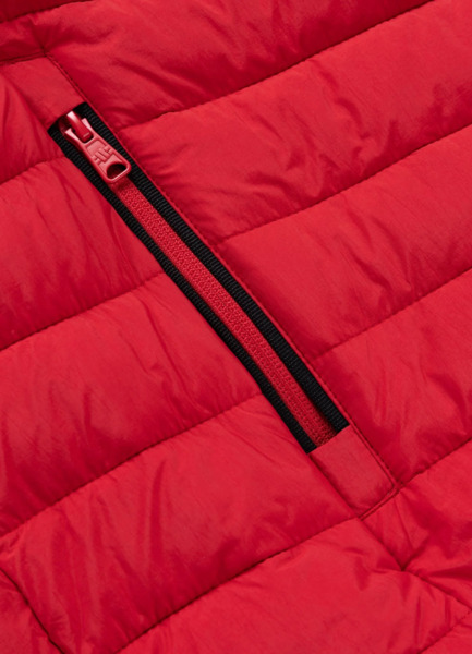 Kurtka zimowa PIT BULL pikowana "NAYLOR" - czerwony