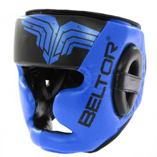 Top Pro Beltor training boxing helmet and head protector - blue