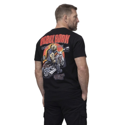 PIT BULL "REBEL BORN" Men's T-Shirt - Black