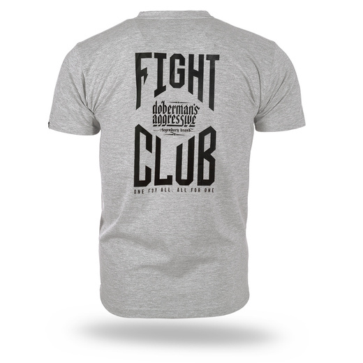 Koszulka T-shirt Dobermans Aggressive "FIGHT CLUB TS423" - szara