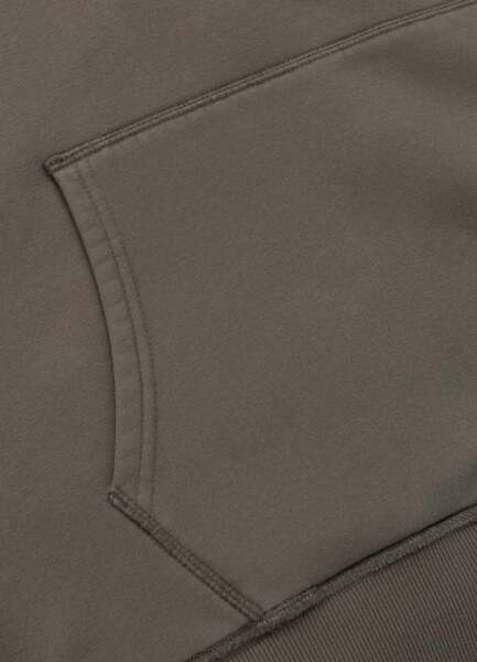 Men's hoodie PIT BULL WASHED "SANTA MUERTE" - olive