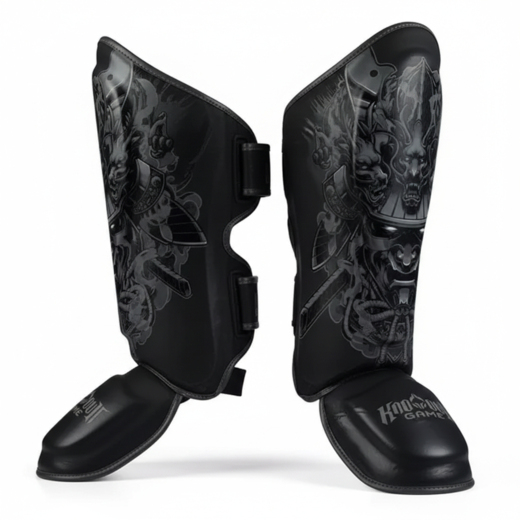 Ground Game "Samurai Shadow" Shin Guards