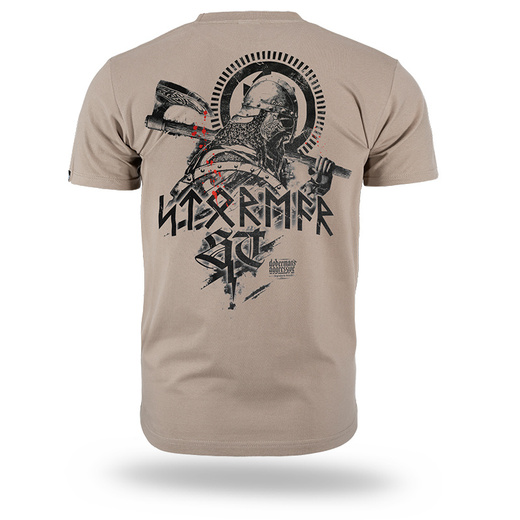 Koszulka T-shirt Dobermans Aggressive "STORMER II" TS390 - beżowa