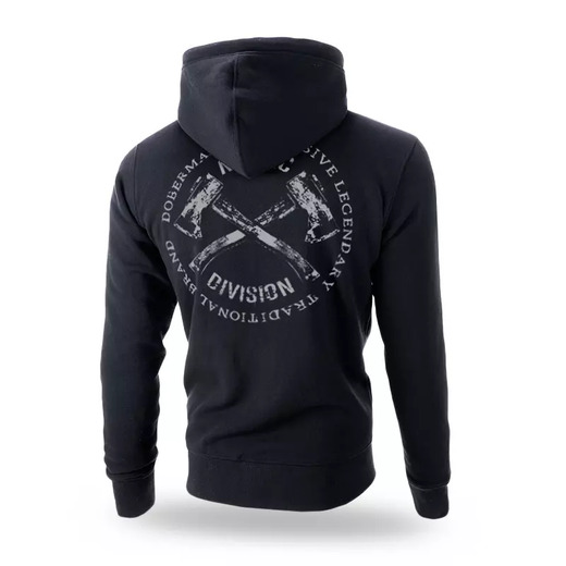 Outlet: Bluza z kapturem rozpinana Dobermans Aggressive "HATCHET 2 BZ39"