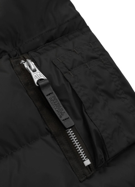 Kurtka zimowa męska z kapturem PIT BULL "GOPHER" - czarny