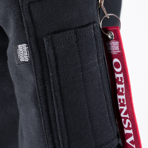 Bluza z kapturem  Dobermans Aggressive "Unstoppable BKK264" - czarna