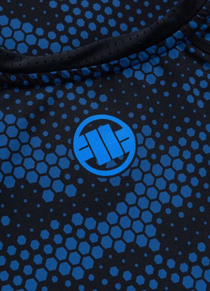 Rashguard PIT BULL "HEX CAMO HILLTOP" - niebieski