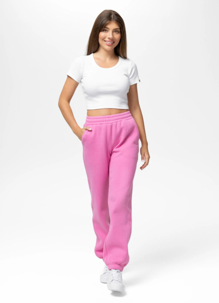 Spodnie damskie dresowe PIT BULL "TULLA" - różowy
