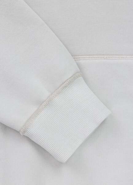 Bluza z kapturem PIT BULL Washed "ORLANDO" - biały