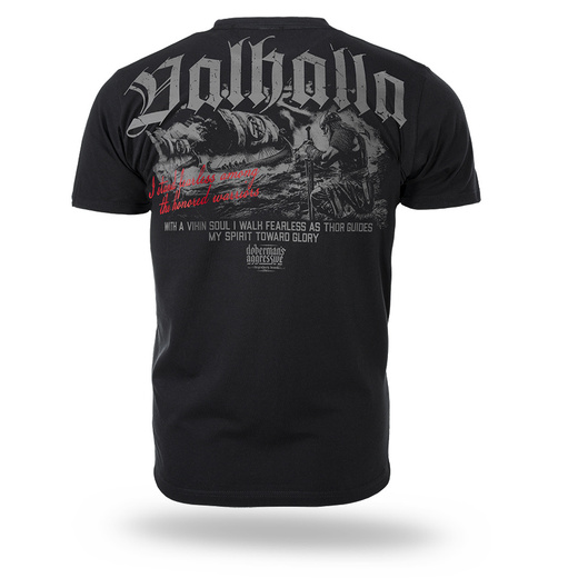 Koszulka T-shirt Dobermans Aggressive "VALHALLA III TS400" - czarna