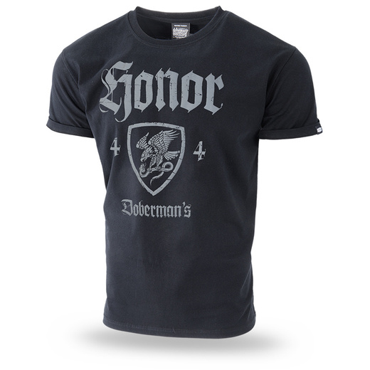 Koszulka T-shirt Dobermans Aggressive "Honor TS301" - czarna