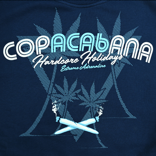 Extreme Adrenaline &quot;copACABana&quot; sweatshirt - navy blue