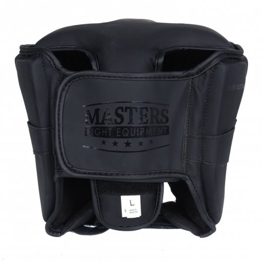 The boxing helmet Masters KTOP-MATT-BLACK head protection