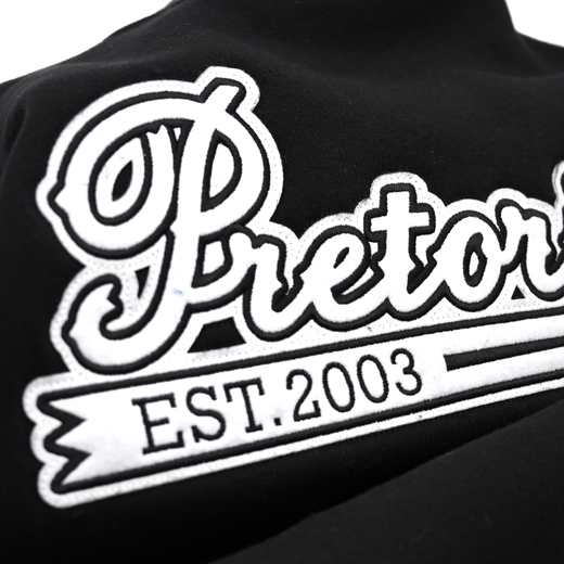 Bluza bejsbolówka Pretorian "Est. 2003" - czarno/grafitowa