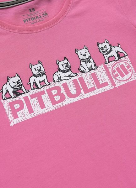 Koszulka damska PIT BULL "SOFTBITE" - różowy