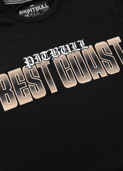 PIT BULL "BEST COAST" Men's T-Shirt - Black