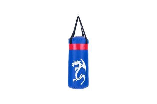 Boxing set for children - 40 cm bag and ring gloves - blue