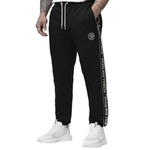 Spodnie dresowe PIT BULL "NEXUS" - czarny