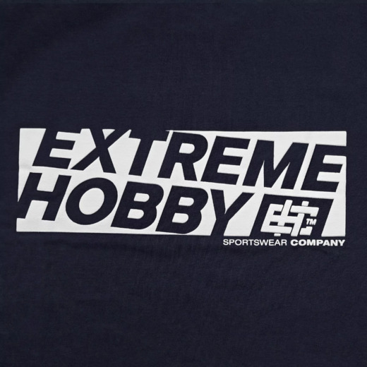 Koszulka T-shirt męski Extreme Hobby "BLOCK 2026" - granatowy