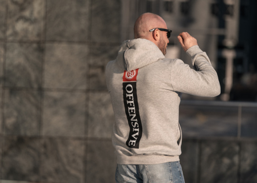 T-shirt Dobermans Aggressive &quot;OFFENSIVE SPORTS&quot; TS367B - white