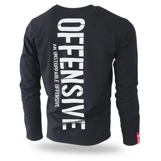 Longsleeve Dobermans Aggressive "AN UNSTOPPABLE OFFENSIVE INFINITE  LS264" - czarny
