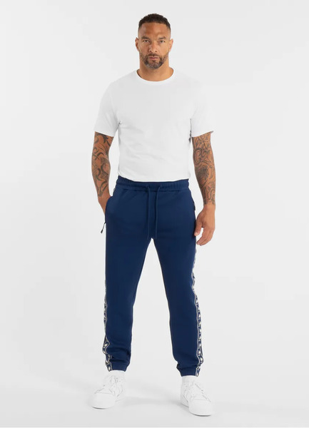 Spodnie dresowe PIT BULL "POWERS" - niebieskie