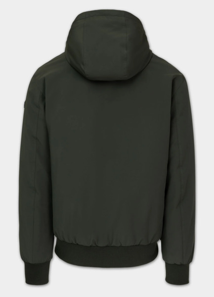 Kurtka zimowa z kapturem PIT BULL "YORK" - oliwkowy