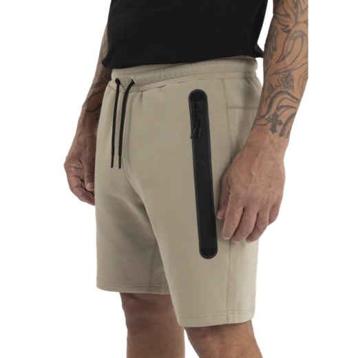  PIT BULL men's sweat shorts "DOGWOOD POCKET" - sand