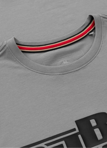Koszulka PIT BULL slim fit "Classic Boxing" - szara