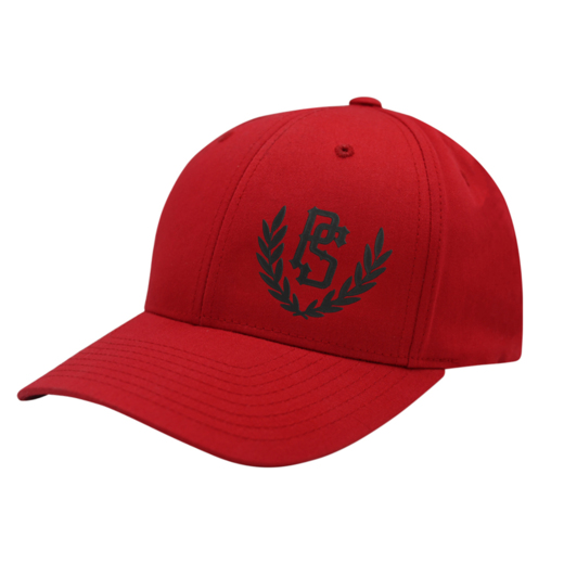 Pretorian "PS 3D Black" Cap - Red