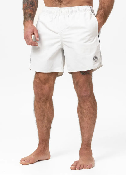 Szorty kąpielowe męskie PIT BULL "CROWNHILL" - białe