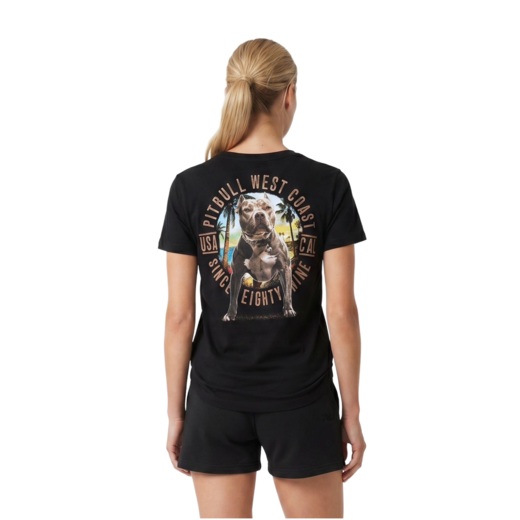 PIT BULL "BEACH GIRL" women's T-shirt - black