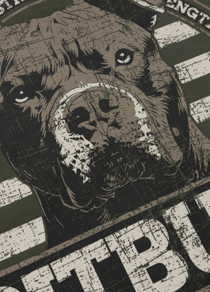 PIT BULL &quot;TROUBLEMAKER&quot; Zip-Up Hoodie - Dark Green