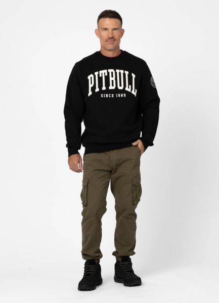 Bluza męska klasyczna PIT BULL "Norton" - czarny