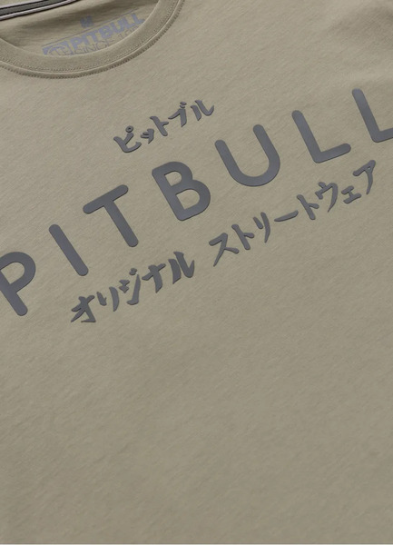 PIT BULL &quot;MT. FUJI&quot; Men&#39;s T-Shirt - Grey Olive
