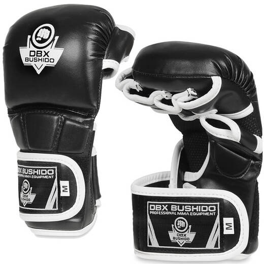 MMA training gloves Bushido &quot;Master&quot; E1v9 Black Master