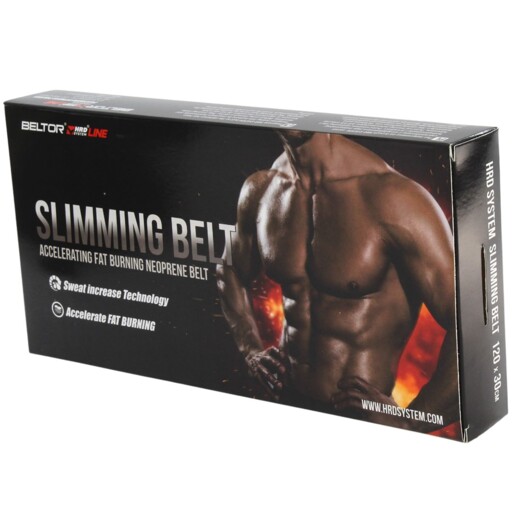 PAS NEOPRENOWY WYSZCZUPLAJĄCY Beltor "FITNESS PRO" 120x30cm - moro