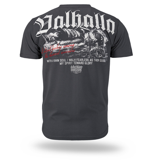 Koszulka T-shirt Dobermans Aggressive "VALHALLA III TS400" - grafitowa