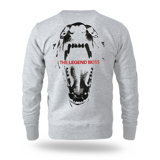 Dobermans Aggressive &quot;MOUTH BC391&quot; Sweatshirt - Gray
