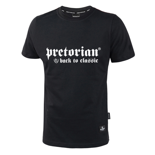 T-shirt Pretorian "Back to classic" - black