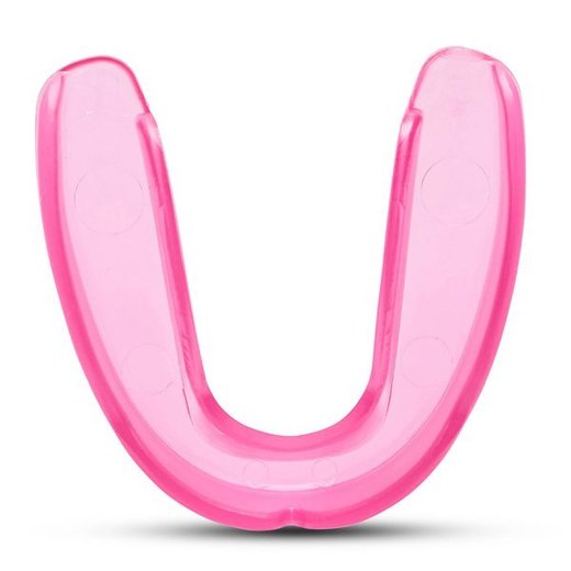 Leone "BASIC" single mouthguard - pink
