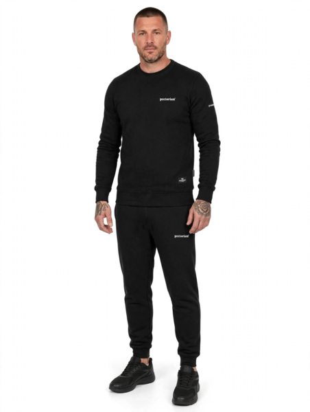 Pretorian "Logo 3D white" sweatshirt - black
