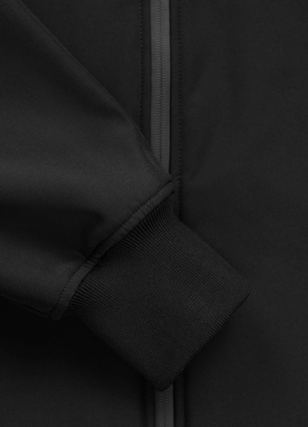 PIT BULL "ROSCOE" Hooded Softshell Jacket - Black