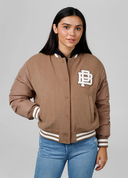 PIT BULL BUENA women&#39;s winter jacket - brown