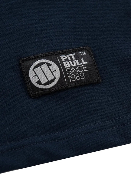 Koszulka męska Pit Bull Garment Washed USA California - granatowa 